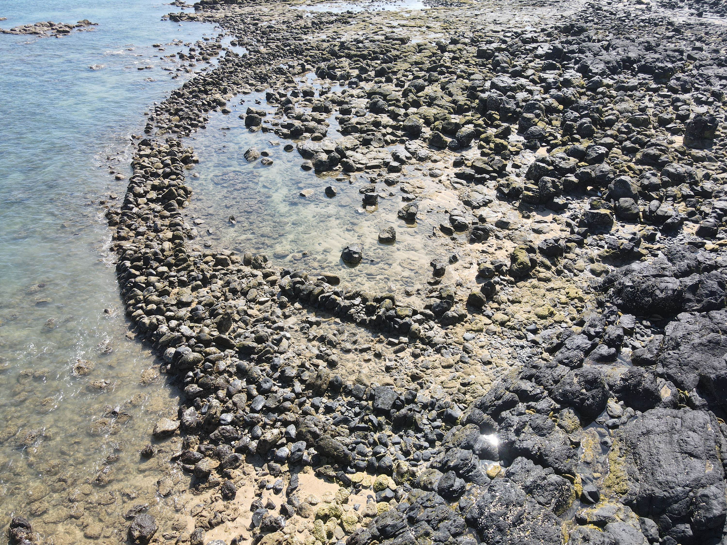 吉貝村東焦坪仔滬的全貌