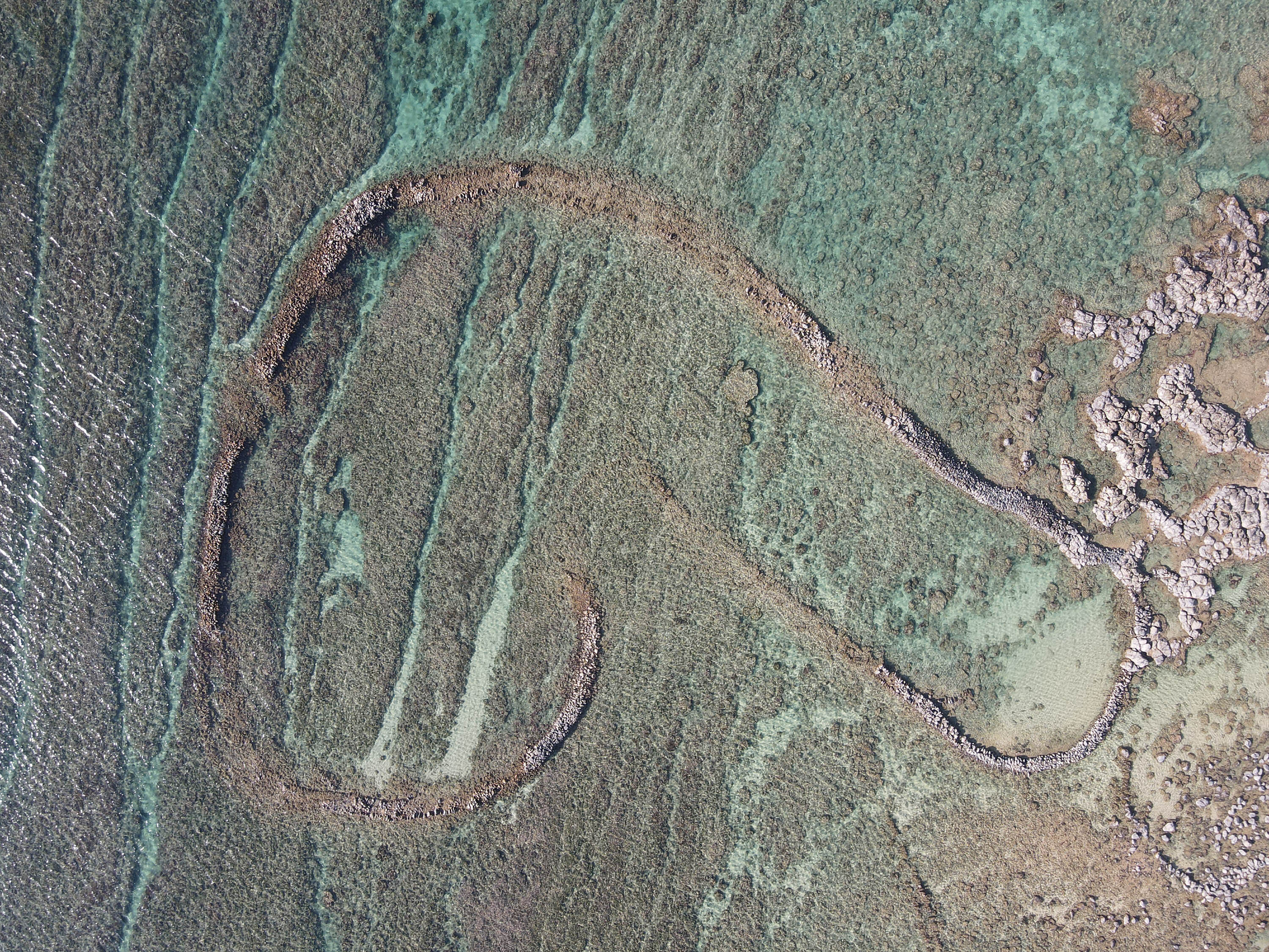 吉貝村沙潭仔滬的全貌