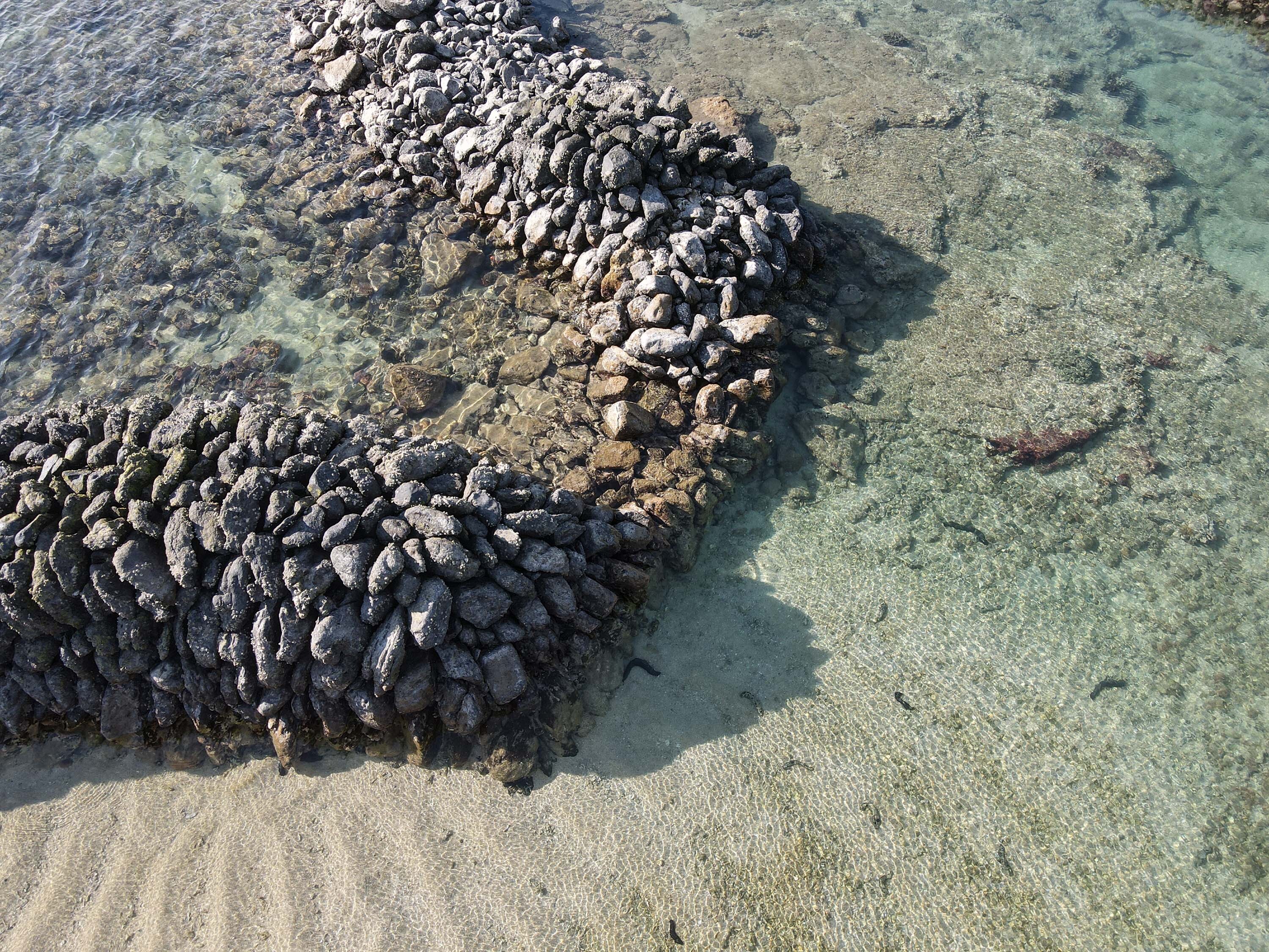 吉貝村上滬頭的滬碇